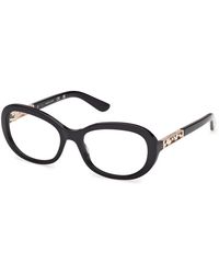 Guess - Gm50065 52 Optical Frames Acetate Round Normal - Lyst