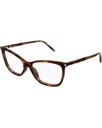 Saint Laurent - Sl 834 006 Optical Frames Acetate Transparent Cat Eye - Lyst