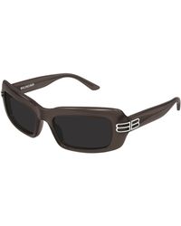 Balenciaga - Bb0432S 005 Sunglasses Acetate Squared - Lyst