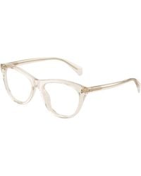 Moncler - Me2034U Fiorella 3003 Optical Frames Acetate Transparent Cat Eye Normal - Lyst