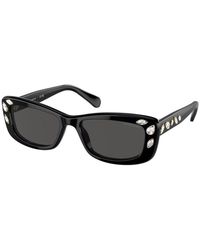 Swarovski - Sk6008 100187 Sunglasses Acetate Pillow Normal - Lyst
