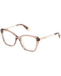 Furla - Vfu830 805 Optical Frames Acetate Squared - Lyst