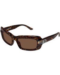 Balenciaga - Bb0432S 002 Sunglasses Acetate Squared - Lyst
