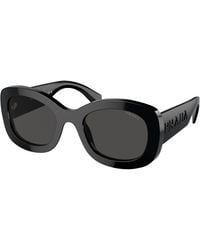 Prada - Pr A13S 1Ab5S0 Sunglasses Acetate Round Normal - Lyst
