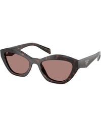 Prada - Pr A02S 17N60B Sunglasses Acetate Butterfly Normal - Lyst