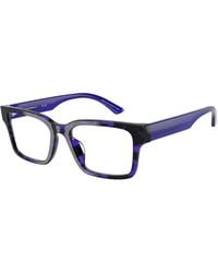 Emporio Armani - Ea3245U 6183 Optical Frames Acetate Squared Normal - Lyst