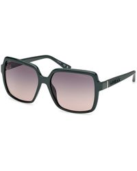 Guess - Gu00157 96B Sunglasses Injected Smoke Squared Normal - Lyst