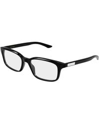Gucci - Gg2082O 005 Optical Frames Acetate Transparent Squared - Lyst