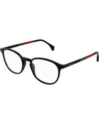 Gucci - Gg0551O 021 Optical Frames Acetate Transparent Round - Lyst