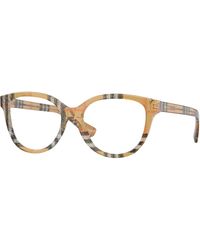 Burberry - Be2456 4163 Optical Frames Acetate Transparent Cat Eye Normal - Lyst