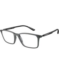 Emporio Armani - Ea3237 6108 Optical Frames Injected Squared Normal - Lyst
