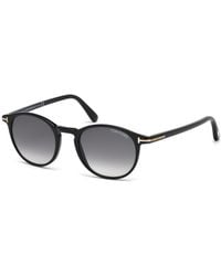Tom Ford - Ft0539 Andrea-02 01B Sunglasses Acetate Round Normal Shaded - Lyst