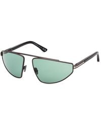 Tom Ford - Ft1399 Parker-02 13N Sunglasses Metal Pilot Normal - Lyst