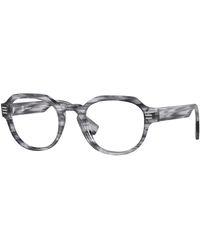 Burberry - Be2386 4097 Optical Frames Acetate Transparent Round Normal - Lyst