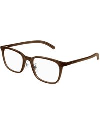 Montblanc - Mb0418Oj 003 Optical Frames Transparent Squared - Lyst