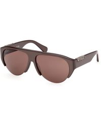 MAX&Co. - Mo0167 50E Sunglasses Acetate Pilot Normal - Lyst