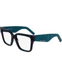 KARL LAGERFELD - Kl6201 434 Optical Frames Acetate Squared Normal - Lyst