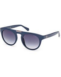 Guess - Gu00275 90W Sunglasses Injected Round Normal - Lyst