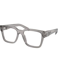 Prada - Pr 08Zv 18S1O1 Optical Frames Acetate Squared Normal - Lyst