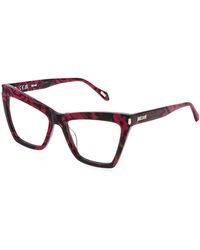 Just Cavalli - Vjc138 0Ahl Optical Frames Acetate Squared - Lyst