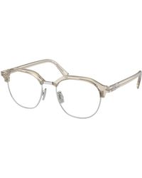 Miu Miu - Mu 10Xv 12U1O1 Optical Frames Acetate Transparent Pantos Normal - Lyst