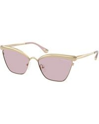 Michael Kors - Mk1174 Scottsdale 101469 Sunglasses Metal Cat Eye Normal - Lyst