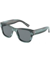 Dolce & Gabbana - Dg4338 339180 Sunglasses Plastic Dark Squared - Lyst