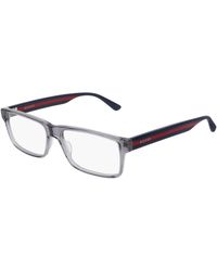 Gucci - Gg0752O 003 Optical Frames Acetate Transparent Squared - Lyst