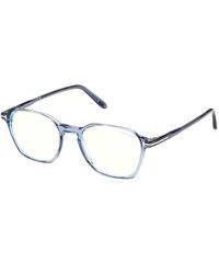 Tom Ford - Ft5804-B 090 Optical Frames Acetate Geometric Normal - Lyst