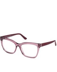 Guess - Gu50172 081 Optical Frames Acetate Squared Normal - Lyst