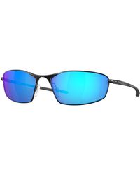 Oakley - Oo4141 Whisker 414114 Sunglasses Metal Sapphire Round Prizm - Lyst