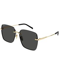 Gucci - Gg1955Sa 001 Sunglasses Metal Squared - Lyst