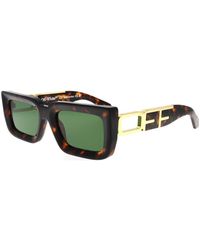 Off-White c/o Virgil Abloh - Oeri073 Boston 6055 Sunglasses Acetate Squared Normal - Lyst
