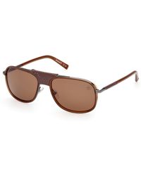 Timberland - Tb00091 47H Sunglasses Injected Squared Polarized - Lyst