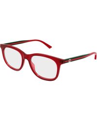 Gucci - Gg1990O 004 Optical Frames Acetate Transparent Squared - Lyst