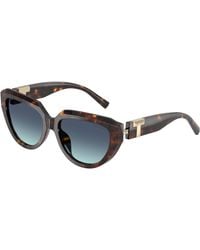 Tiffany & Co. - Tf4238U 84649S Sunglasses Acetate Pillow Normal Nuanced - Lyst