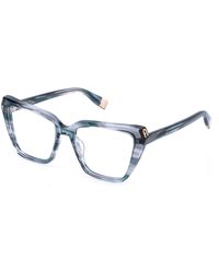 Furla - Vfu988V 0Gbl Optical Frames Acetate Squared - Lyst