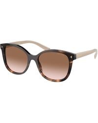 Prada - Pr 22Zs 07R0A6 Sunglasses Acetate Squared Normal Shaded - Lyst