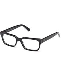 Guess - Gu50329 001 Optical Frames Acetate Squared Normal - Lyst