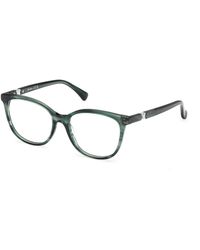 Max Mara - Mm5238 098 Optical Frames Acetate Round Normal - Lyst