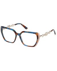 Guess - Gm50005 092 Optical Frames Acetate Geometric Normal - Lyst