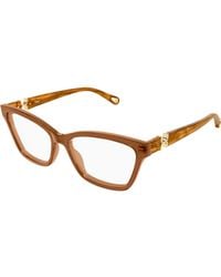 Chloé - Ch0412O 009 Optical Frames Acetate Transparent Cat Eye - Lyst