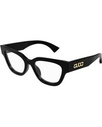 Gucci - Gg1837O 001 Optical Frames Acetate Transparent Butterfly - Lyst