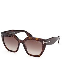Tom Ford - Ft0939 Phoebe 52K Sunglasses Acetate Roviex Squared Normal Shaded - Lyst