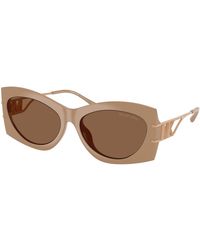 Michael Kors - Mk2235U Navarra 355573 Sunglasses Injected Geometric Normal - Lyst