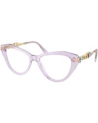 Swarovski - Sk2047 1079 Optical Frames Acetate Cat Eye Normal - Lyst