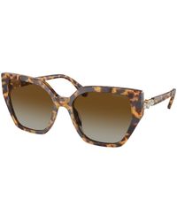 Swarovski - Sk6016 1004T5 Sunglasses Acetate Geometric Polarized Shaded - Lyst