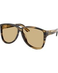 Miu Miu - Mu A08S 25E1Or Sunglasses Acetate Pilot Normal - Lyst