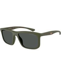 Emporio Armani - Ea4234U 618487 Sunglasses Injected Squared Normal - Lyst