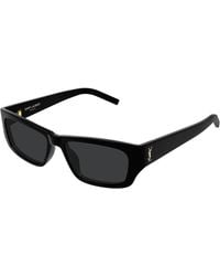 Saint Laurent - Sl M182 Jazz 001 Sunglasses Acetate Squared - Lyst